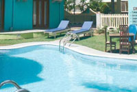 Jessica Saffron Beach Resort Pool Side